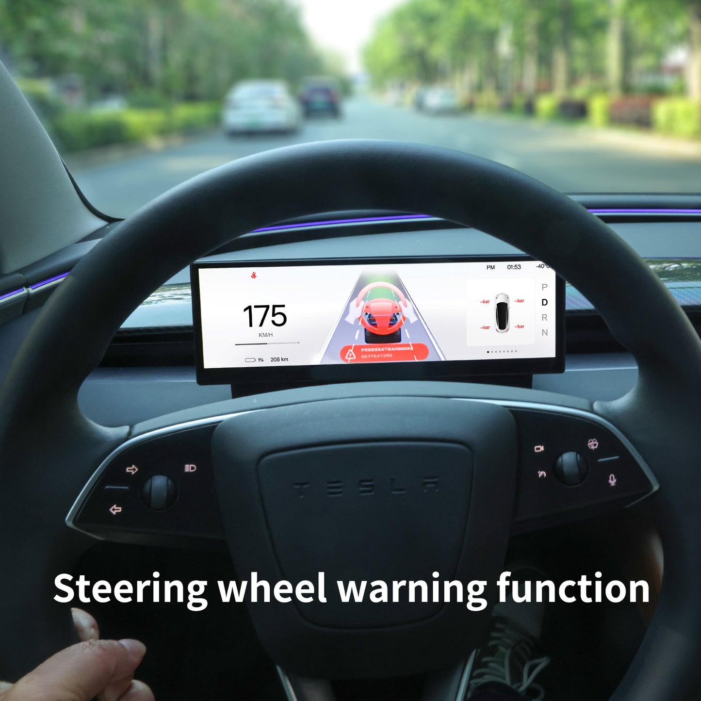 S11 10.88" Dashboard Touch-screen Instrument Cluster for Tesla Model 3/Y & Highland/Juniper