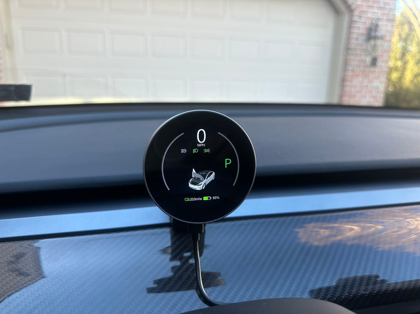 Magnetic Mini HUD for Model 3/Y