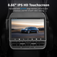 8.66-inch Android 13 System Climate Control & Entertainment Rear Display Screen for Tesla Model 3/Y