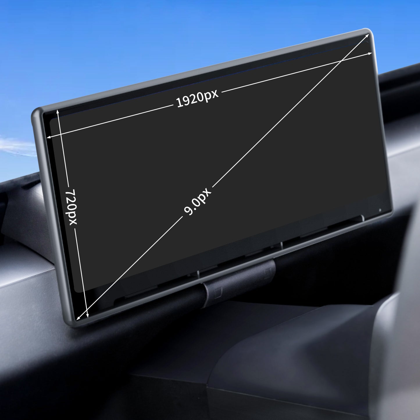 T9 CarPlay/Android Auto Smart Instrument Screen for Tesla Model 3/Y