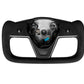 Alcantara Leather Yoke Steering Wheel for Tesla Model 3/Y